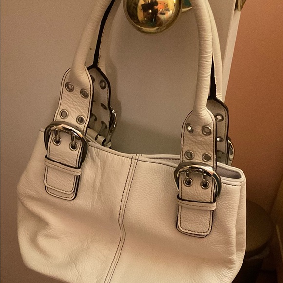 Tignanello White Handbag - Picture 5 of 8